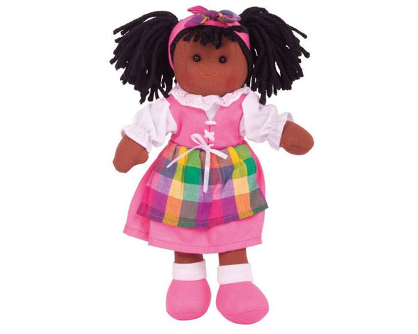 Bigjigs Toys Girls Boys Infants Toddlers Kids Juniors Jess Doll Soft Toys The Plaid Giraffe Children's Boutique