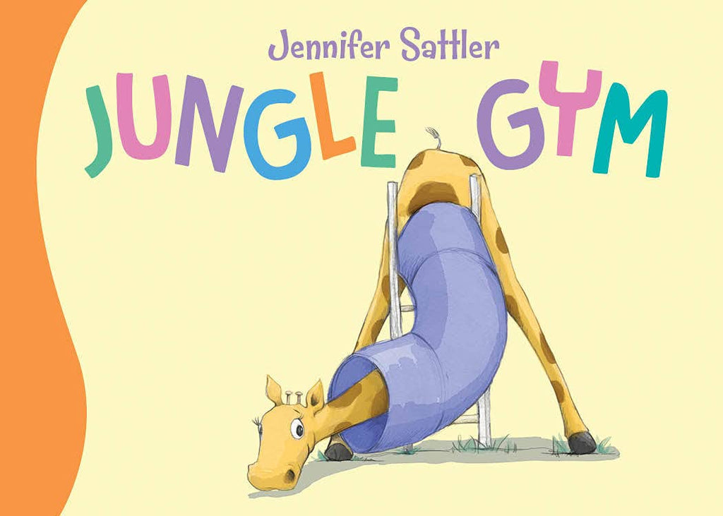 Sleeping Bear Press Girls Boys Infants Toddlers Board Book Jungle Gym Giraffe Animals Learning The Plaid Giraffe Childrens Boutique