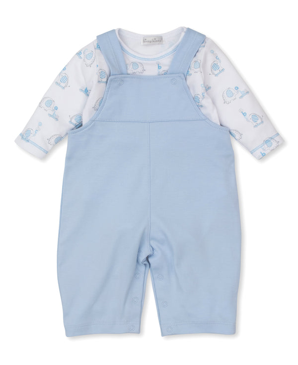 Kissy, Kissy Boys Infants Shirt Overalls Elephants 100% Pima Cotton The Plaid Giraffe Childrens Boutique