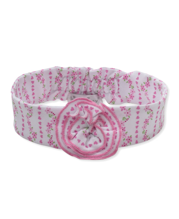 Kissy, Kissy Girls Infants Headband Flowers Floral Hearts The Plaid Giraffe Childrens Boutique