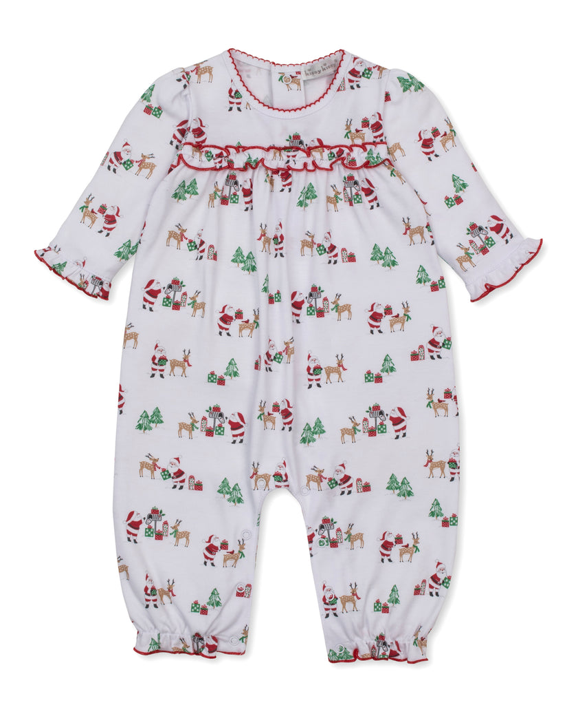 Girls North Pole Reindeer Romper