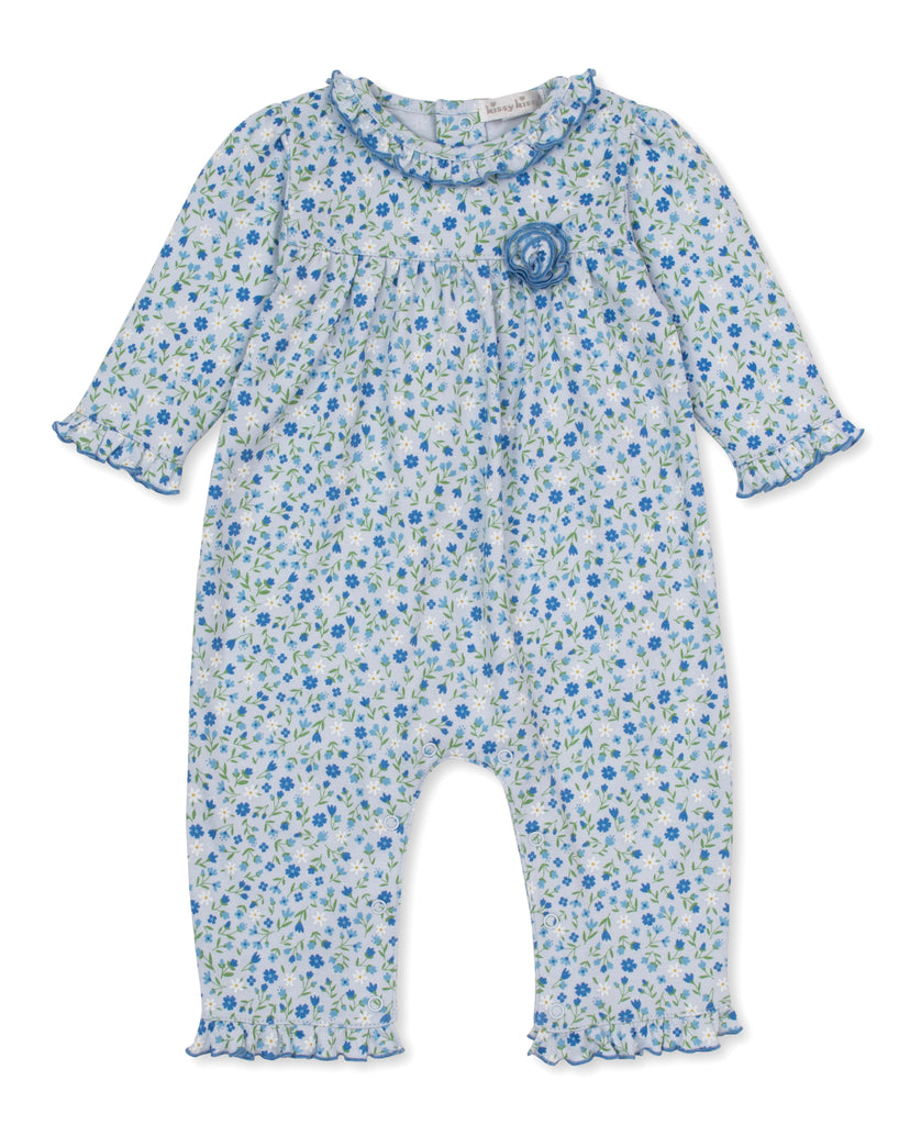Kissy Kissy Girls Boys Unisex Infants Toddlers Kids Romper Ruffles 100% Pima Cotton Floral Flowers The Plaid Giraffe Children's Boutique
