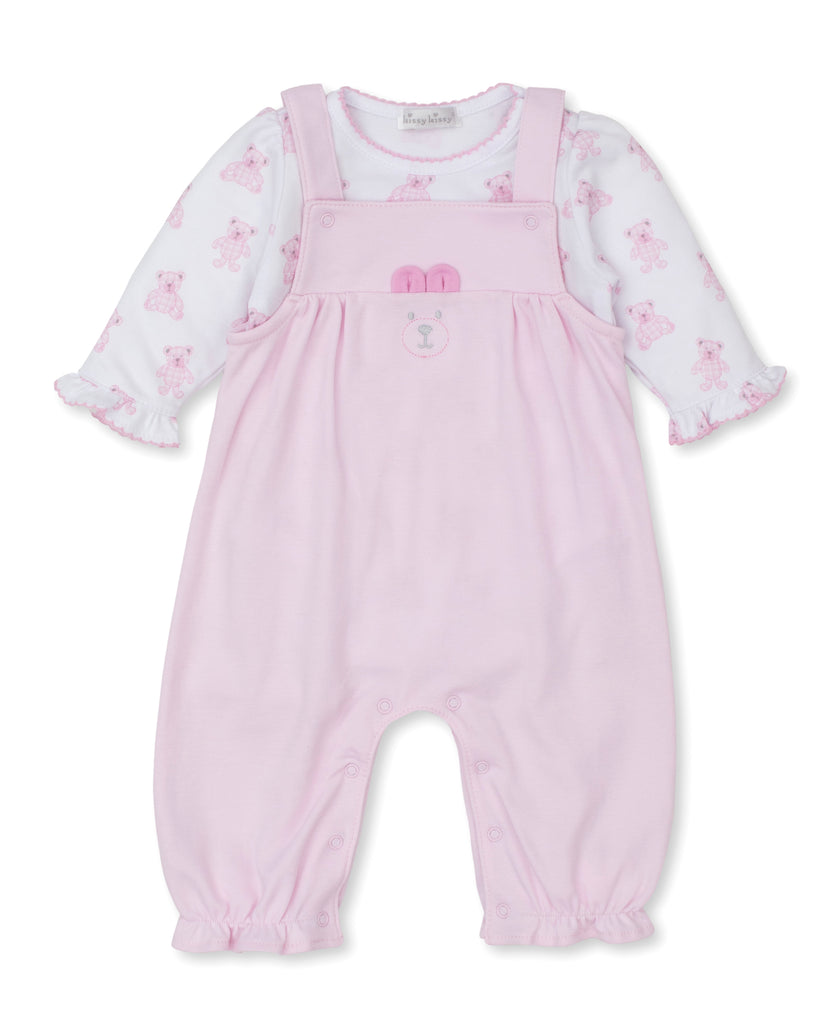 Kissy, Kissy Girls Infants Bodysuit Onesie Overalls Teddy Bears Plaid 100% Pima Cotton The Plaid Giraffe Childrens Boutique