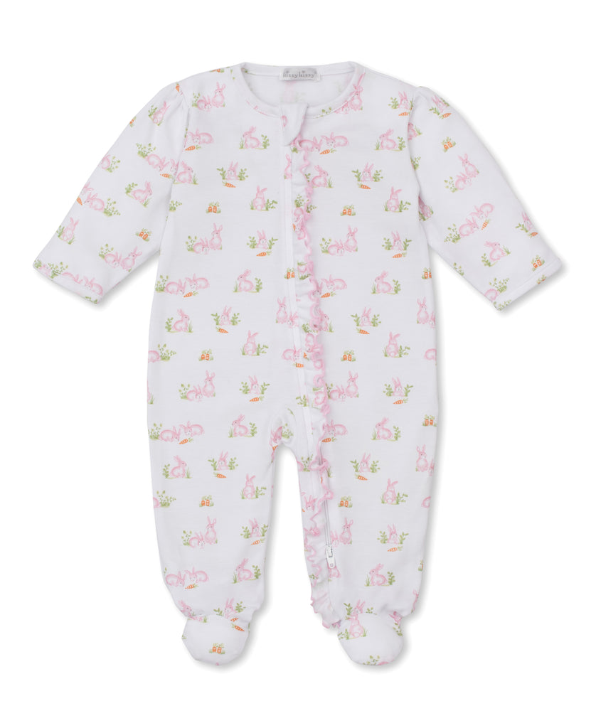 Kissy Kissy Boys Girls Infants Footie Sleeper Sleepwear Nightwear Bunnies Gingham 100% Pima Cotton Easter Holiday Two-way Zipper The Plaid Giraffe Childrens Boutique