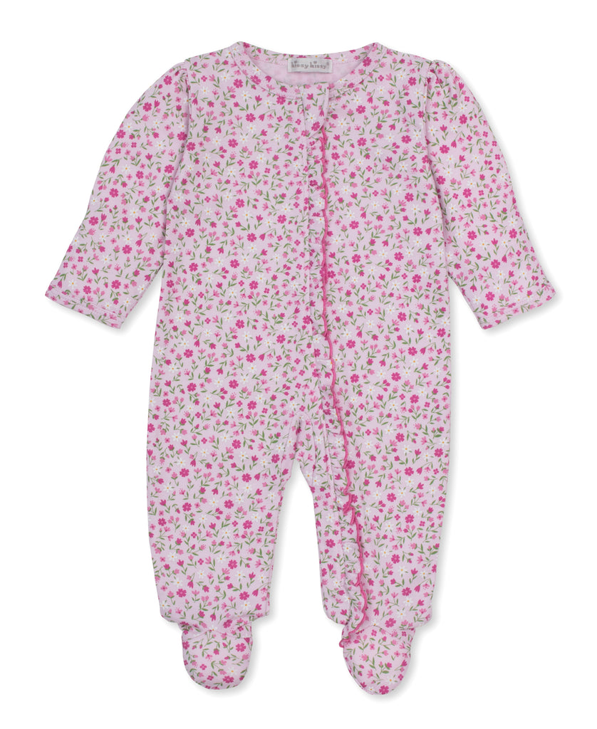 Kissy Kissy Girls Boys Unisex Infants Toddlers Kids Footie Sleeper Sleepwear Nightwear Floral Flowers Two-way Zipper 100% Pima Cotton The Plaid Giraffe Children's Boutique