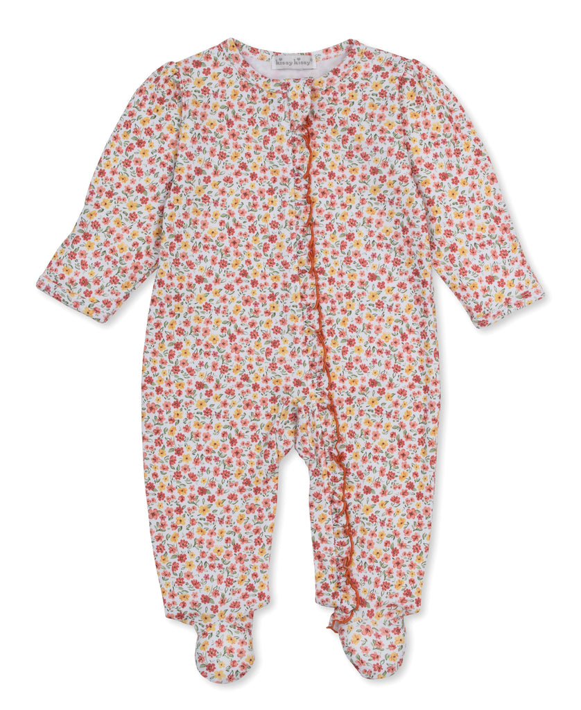 Kissy Kissy Girls Boys Unisex Infants Toddlers Kids Footie Sleeper Sleepwear Nightwear Flowers Floral Two-way Zipper 100% Pima Cotton The Plaid Giraffe Children's Boutique