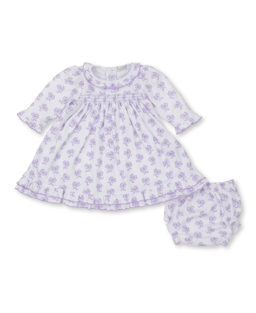 Kissy Kissy Girls Infants Dress Diaper Cover Ribbon Bows 100% Pima Cotton The Plaid Giraffe Childrens Boutique