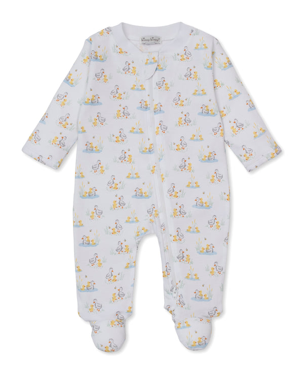Kissy Kissy Girls Boys Unisex Infants Toddlers Footie Sleeper Sleepwear Ducks Ponds Farm Animals Two-way Zipper Bib 100% Pima Cotton The Plaid Giraffe Children's Boutique