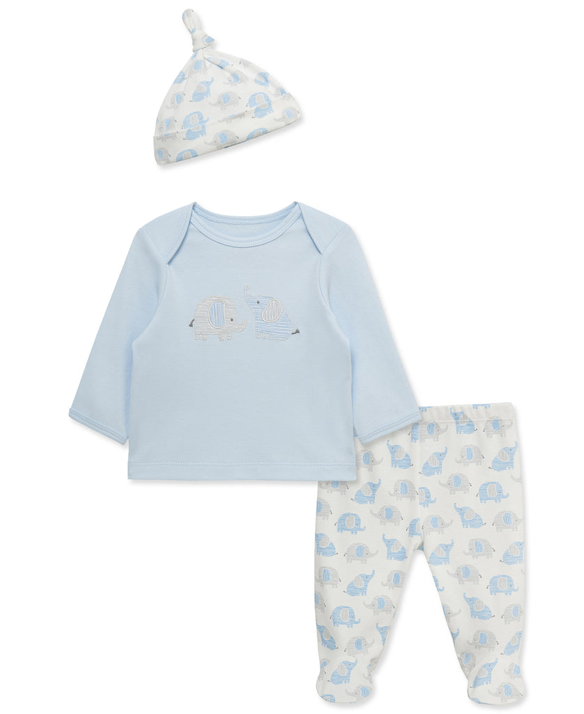 Little Me Girls Boys Unisex Infants Toddlers Shirt Pants Hat Elephants Jungle Animals Take Me Home Home From The Hospital 100% Cotton The Plaid Giraffe Children's Boutique