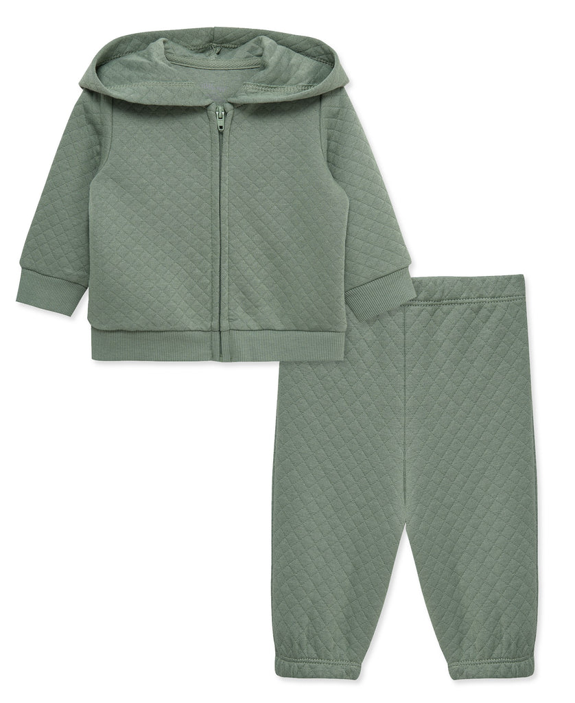 Little Me Girls Boys Unisex Infants Toddlers Quilted Hoodie Pants The Plaid Giraffe Children's Boutique