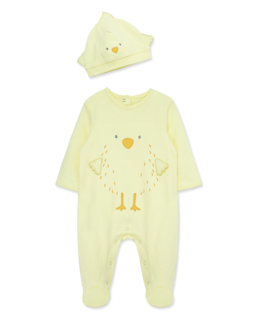 Little Me Boys Girls Unisex Infants Toddlers Footie Sleeper Sleepwear Nightwear Hat Chicken Farm Animals 100% Cotton The Plaid Giraffe Children's Boutique