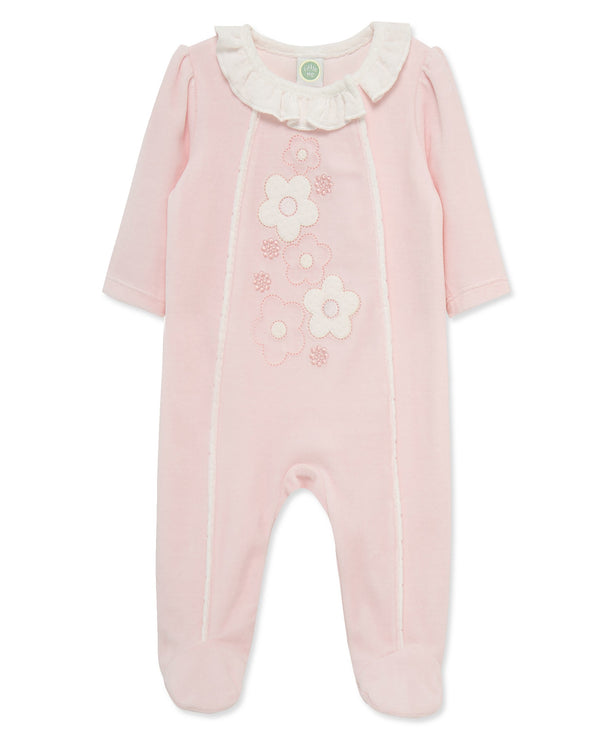 Little Me Girls Boys Infants Toddlers Footie Sleeper Sleepwear Nightwear Velour Flowers The Plaid Giraffe Children's Boutique