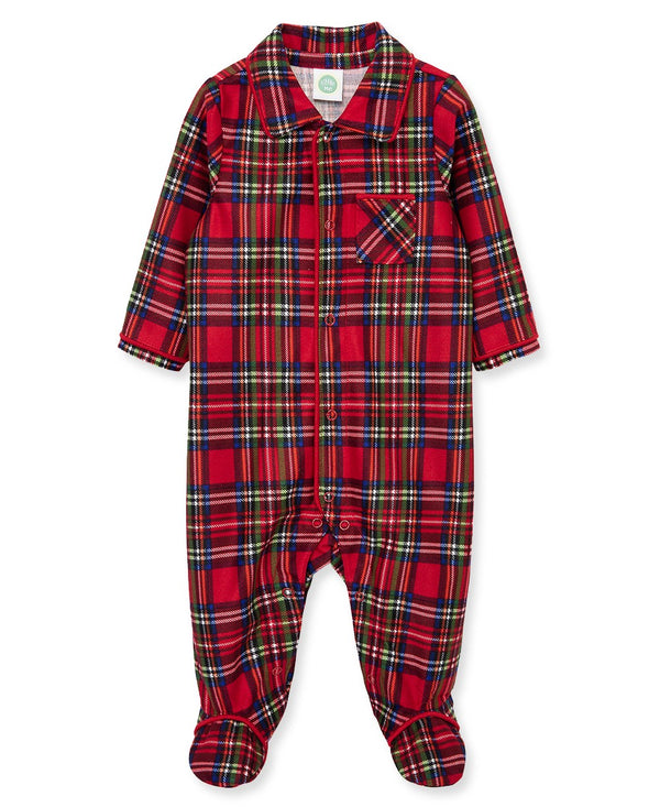Boys Plaid Footie
