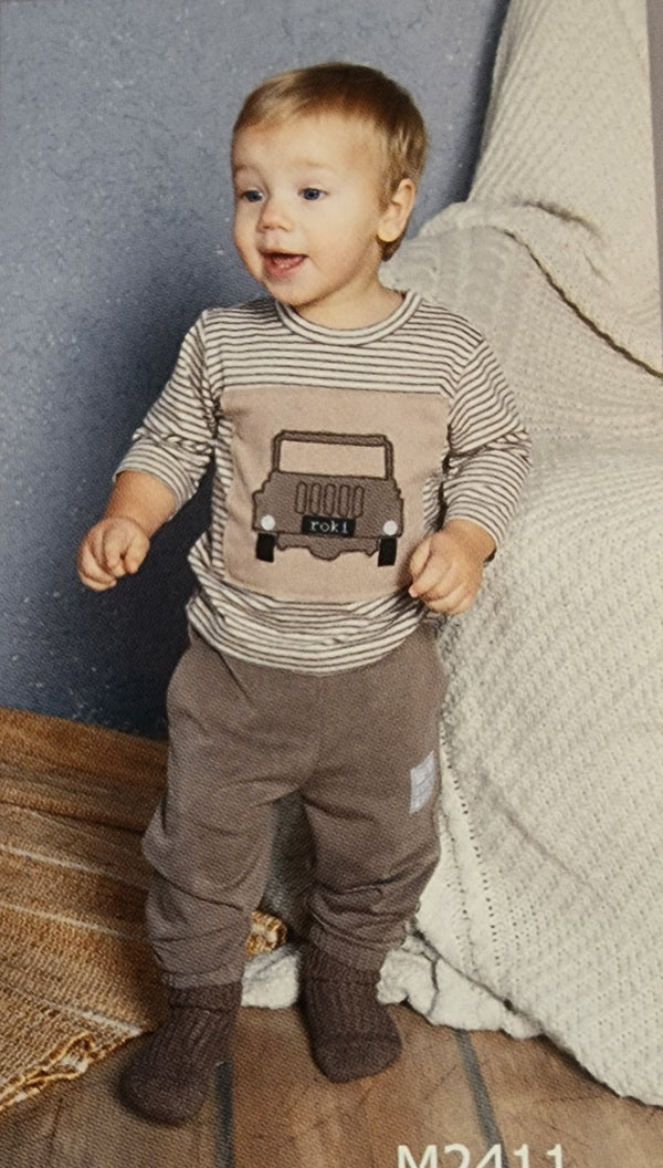 Roki & Zoi Boys Girls Infants Toddlers Kids Juniors Shirt Velour Pants Cars Stripes The Plaid Giraffe Children's Boutique