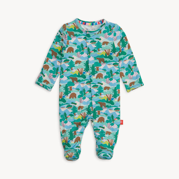 Magnetic Me Girls Boys Unisex Infants Footie Sleeper Sleepwear Nightwear Camo Bears Forest Magnetic Fasteners The Plaid Giraffe Children's Boutique