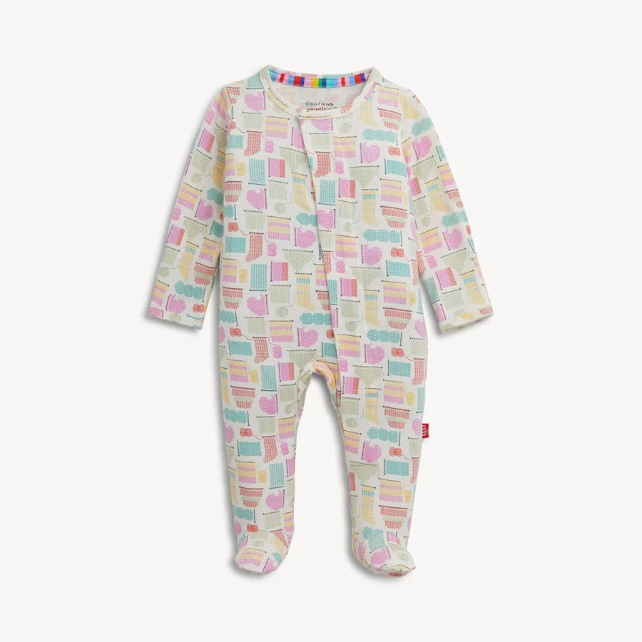 Magnetic Me Girls Boys Unisex Infants Toddlers Kids Footie Sleeper Sleepwear Nightwear Hearts Socks Cross Stitch The Plaid Giraffe Children's Boutique