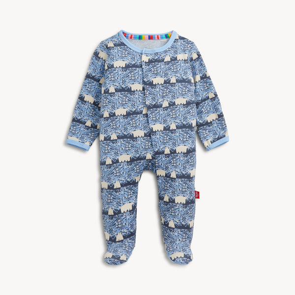 Magnetic Me Girls Boys Unisex Infants Toddlers Kids Footie Sleeper Sleepwear Nightwear Snow Polar Bears The Plaid Giraffe Children's Boutique