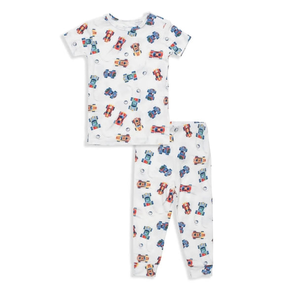 Magnetic Me Boys Infants Toddlers Pajamas Sleepwear Nightwear Racecars The Plaid Giraffe Childrens Boutique