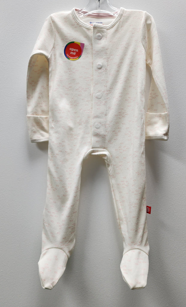 Magnetic Me Boys Girls Unisex Infants Toddlers Footie Sleeper Sleepwear Nightwear Magnetic Fasteners Fish 100% Organic Cotton The Plaid Giraffe Children's Boutique