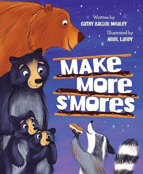 Sleeping Bear Press Boys Girls Books Make More S'mores Picture Book Camping Bears Food Raccoons Forest Animals The Plaid Giraffe Childrens Boutique