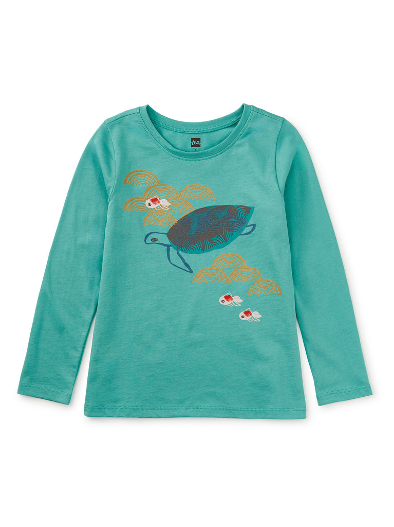 Tea Collection Girls Boys Toddlers Kids Juniors Top Turtles Sea Ocean 100% Cotton The Plaid Giraffe Children's Boutique