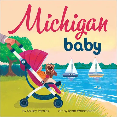 Sourcebooks Boys Girls Unisex Infants Toddlers Kids Board Book Michigan Baby Learning The Plaid Giraffe Childrens Boutique