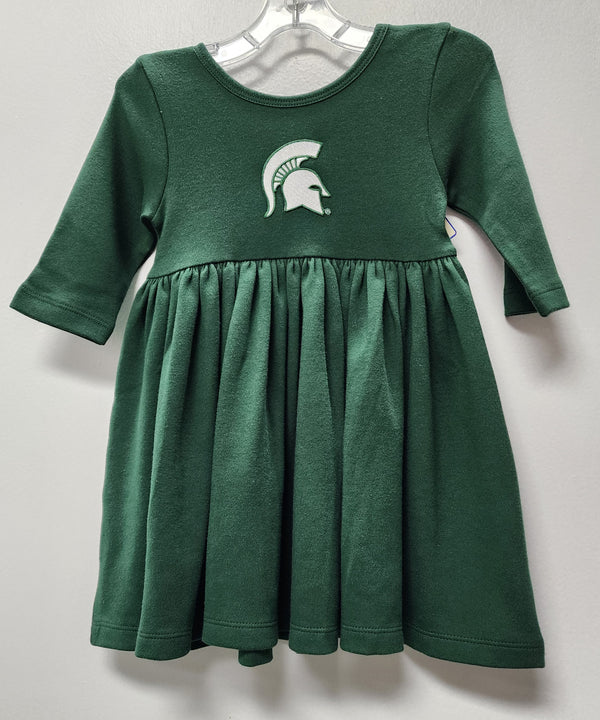 Girls Michigan State Twirl Dress