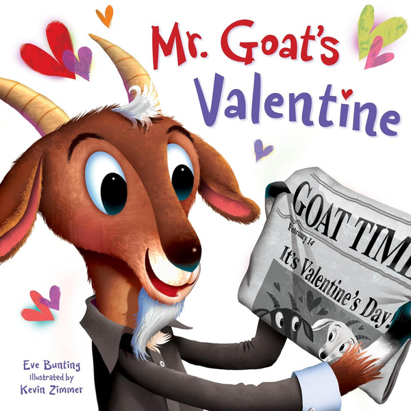 Sleeping Bear Press Girls Boys Infants Toddlers Picture Book Mr. Goat's Valentine Valentine's Day Holiday The Plaid Giraffe Childrens Boutique