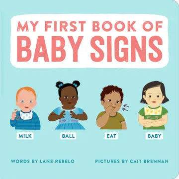 Sourcebooks Boys Girls Unisex Infants Toddlers Kids Juniors My First Book Of Baby Signs Board Book Learning The Plaid Giraffe Children's Boutique
