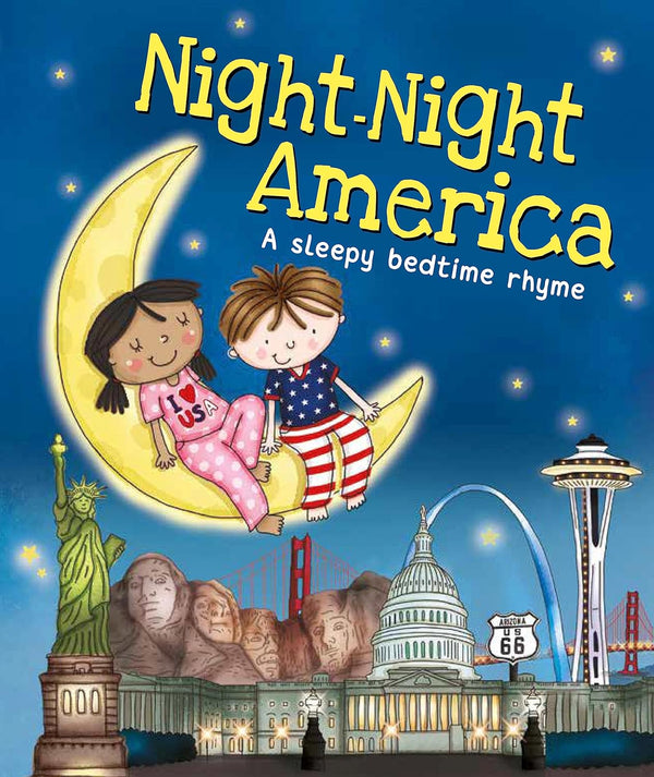 Sourcebooks Girls Boys Board Book Night-Night America Rhymes Bedtime Story The Plaid Giraffe Childrens Boutique