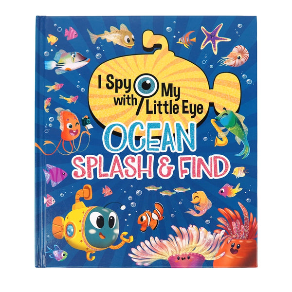 Cottage Door Press Girls Boys Unisex Infants Toddlers Kids Juniors I Spy Ocean Splash and Find Picture Book Ocean Life The Plaid Giraffe Children's Boutique
