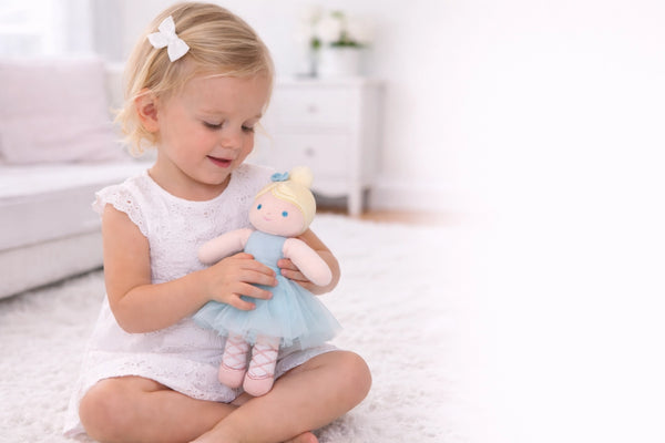 Zubels Girls Boys Infants Toddlers Kids Baby Doll Ballerina Ballet Stuffed Toys The Plaid Giraffe Children's Boutique