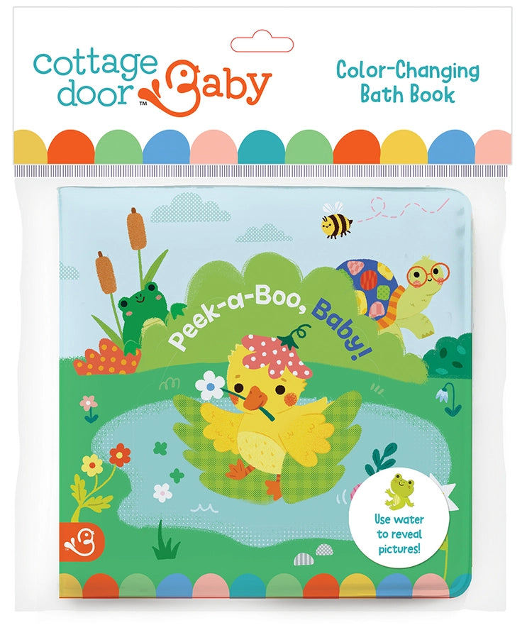 Cottage Door Press Girls Boys Infants Toddlers Kids Peek-A-Boo Bath Book The Plaid Giraffe Children's Boutique