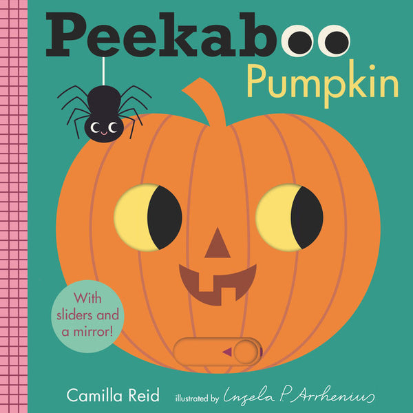 Penguin Random Press Girls Boys Infants Toddlers Kids Juniors Board Book Peekaboo Pumpkin Spiders Black Cats Pumpkins Jack-o-lanterns Bats Interactive Pullouts Mirrors The Plaid Giraffe Children's Boutique