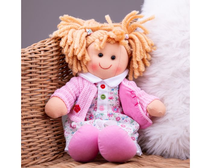 Bigjigs Toys Girls Boys Infants Toddlers Kids Juniors Poppy Doll Soft Toys The Plaid Giraffe Children's Boutique