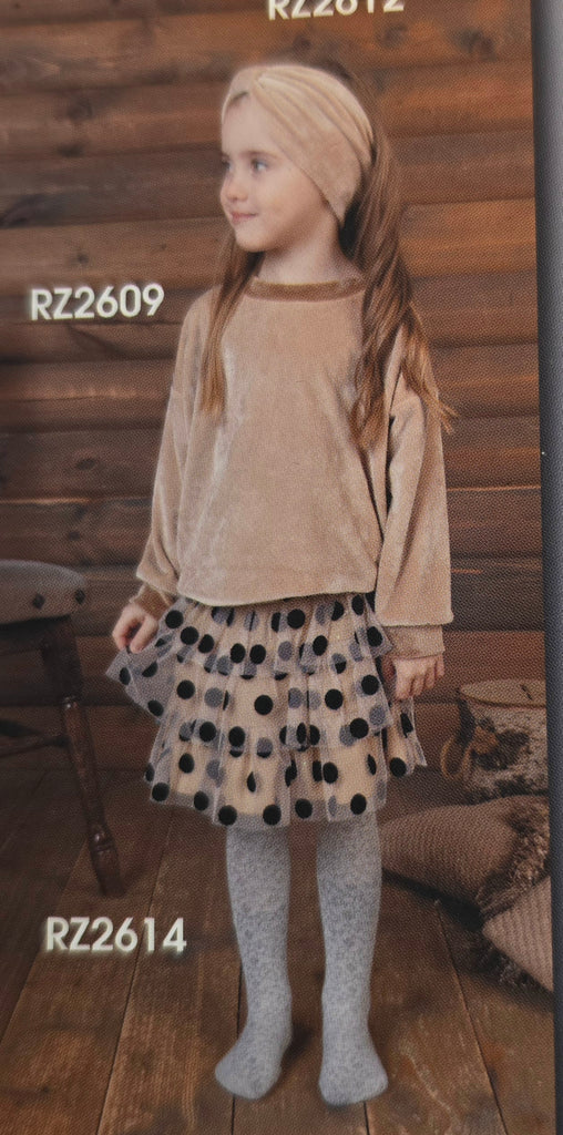 Roki & Zoi Girls Boys Infants Toddlers Kids Juniors Velour Top Skirt Velvet Polka Dots The Plaid Giraffe Children's Boutique