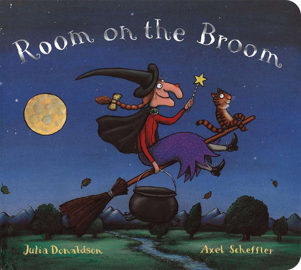 Penguin Random House LLC Girls Boys Infants Toddlers Kids Juniors Room on the Broom Board Book Halloween Witches Ghosts Dragons Cats Learning The Plaid Giraffe Children's Boutique