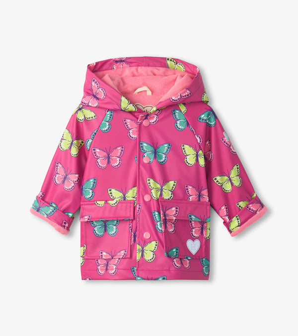 Girls Butterflies Raincoat