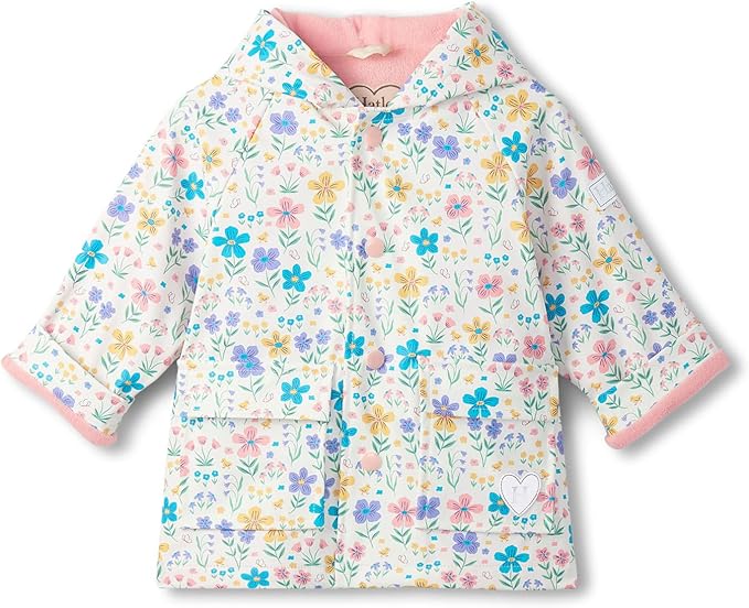 Hatley Boys Girls Infants Toddlers Kids Juniors Raincoat Flowers Floral Snap Closures The Plaid Giraffe Children's Boutique