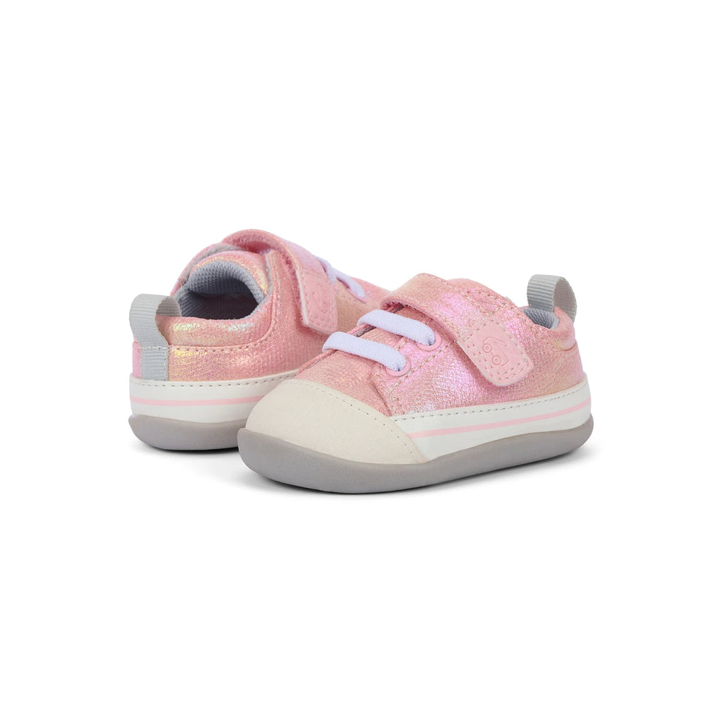Stevie II Infant First Walker Pink Metallic