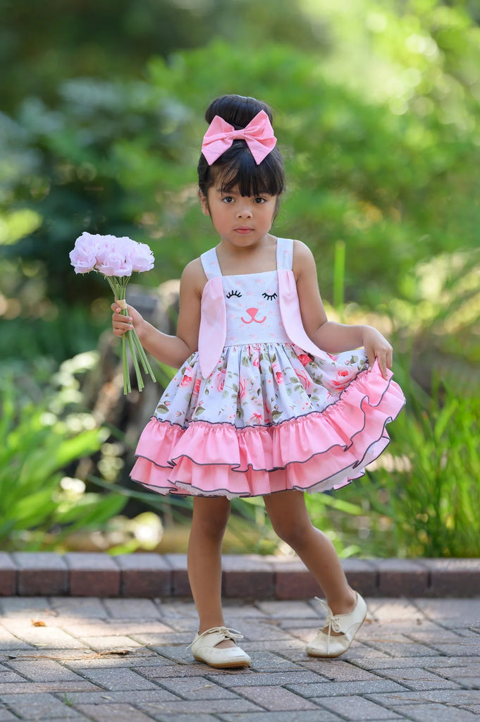 sachin and babi light blue dress Baby Plaid Dress Set