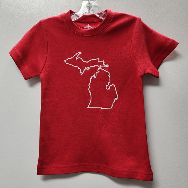 Unisex State of Michigan S/S T-Shirt (Click for colors)