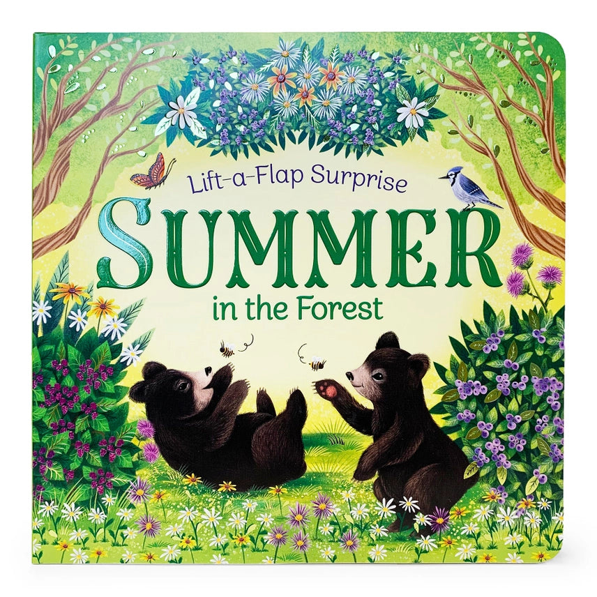 Cottage Door Press Board Book Summer in the Forest Lift-A-Flap Bears Animals The Plaid Giraffe Childrens Boutique