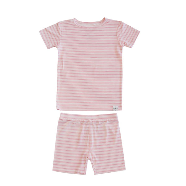 Sweet Bamboo Girls Boys Infants Toddlers Kids Juniors Convertible Short Pajamas Sleepwear Nightwear Striped The Plaid Giraffe Children's Boutique