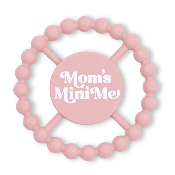 Bella Tunno Boys Girls Infants Toddlers I Love Mom's Mini Me Teether The Plaid Giraffe Childrens Boutique