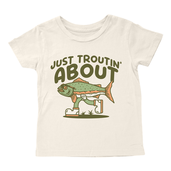 Tiny Whales Boys Girls Toddlers Kids Juniors T-Shirt Fishing Outdoors 100% Cotton The Plaid Giraffe Children's Boutique