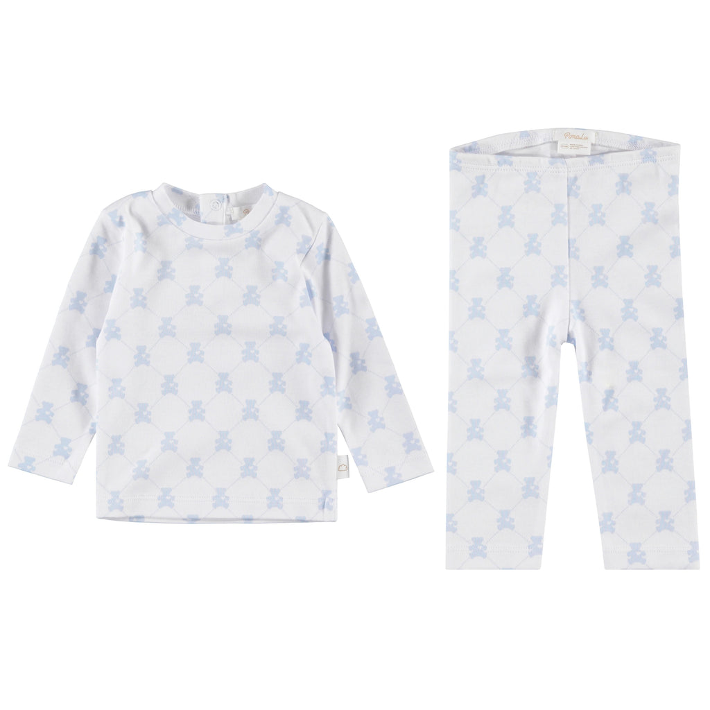 PimaLu Girls Boys Unisex Infants Top Bottoms Teddy Bears 100% Pima Cotton The Plaid Giraffe Children's Boutique