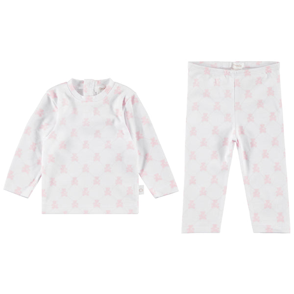 PimaLu Girls Boys Unisex Infants Top Bottoms Teddy Bears 100% Pima Cotton The Plaid Giraffe Children's Boutique