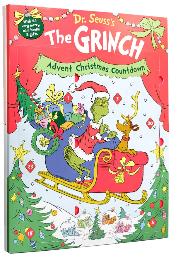 Penguin Random House Boys Girls Unisex Infants Toddlers Kids Juniors The Grinch Advent Christmas Calendar The Plaid Giraffe Children's Boutique