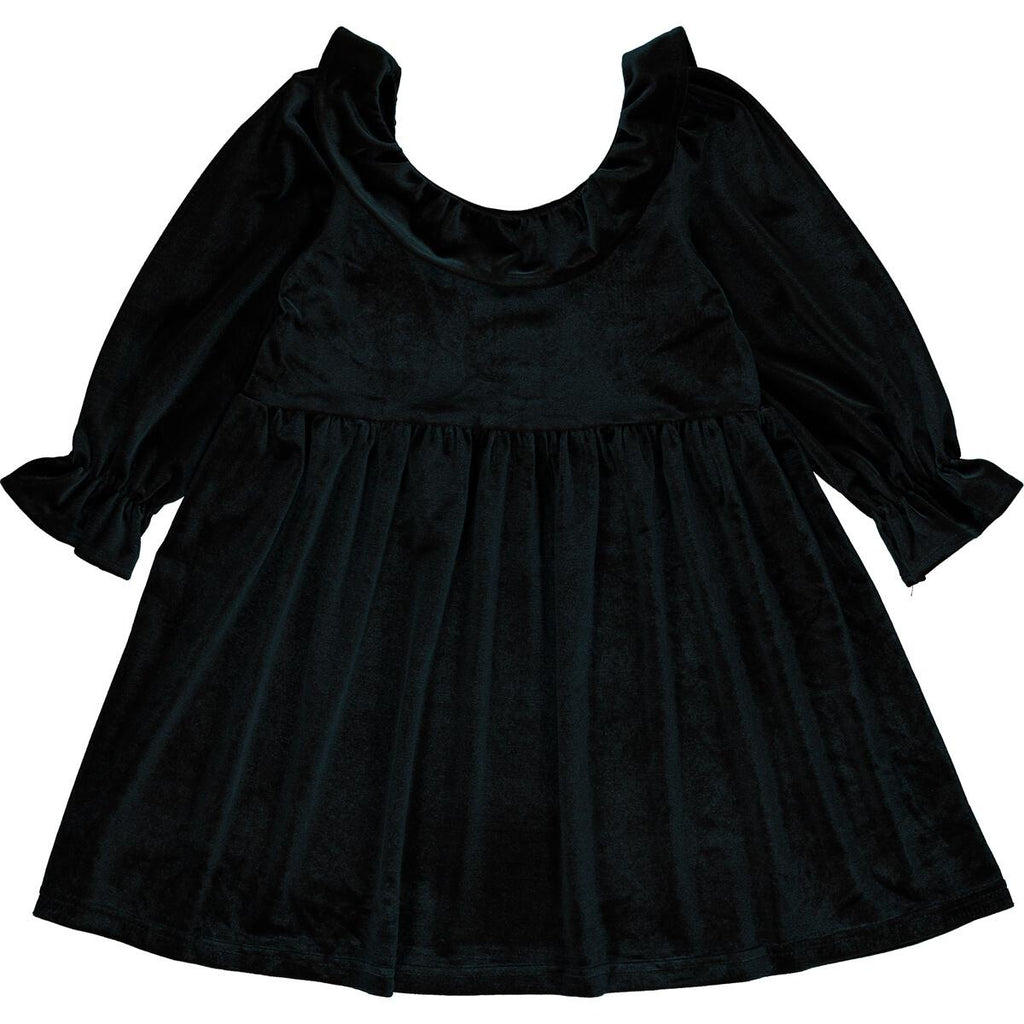 Long-Sleeve Velvet Fit & Flare Dress for Girls | Old Navy